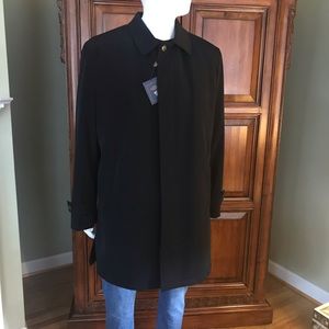 Hart Schaffner Marx Men’s Hartsdale All Weather Raincoat 44R Black